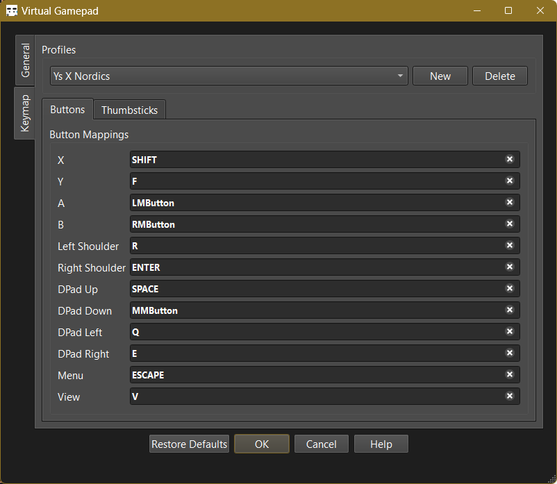 Profile Editor